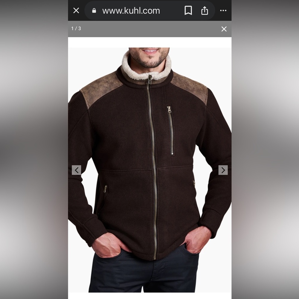 Kuhl ALPENWURX™ Full Zip fleece men medium